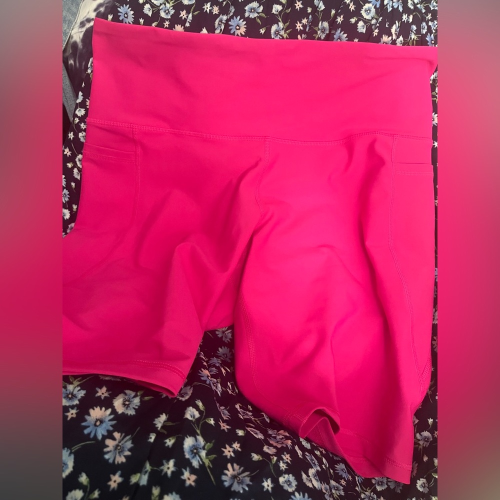 Old Navy Women's Vibrant Pink Bike Shorts